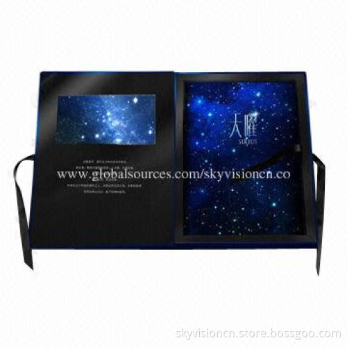 7-inch Video greeting card with built in memory and battery-operated